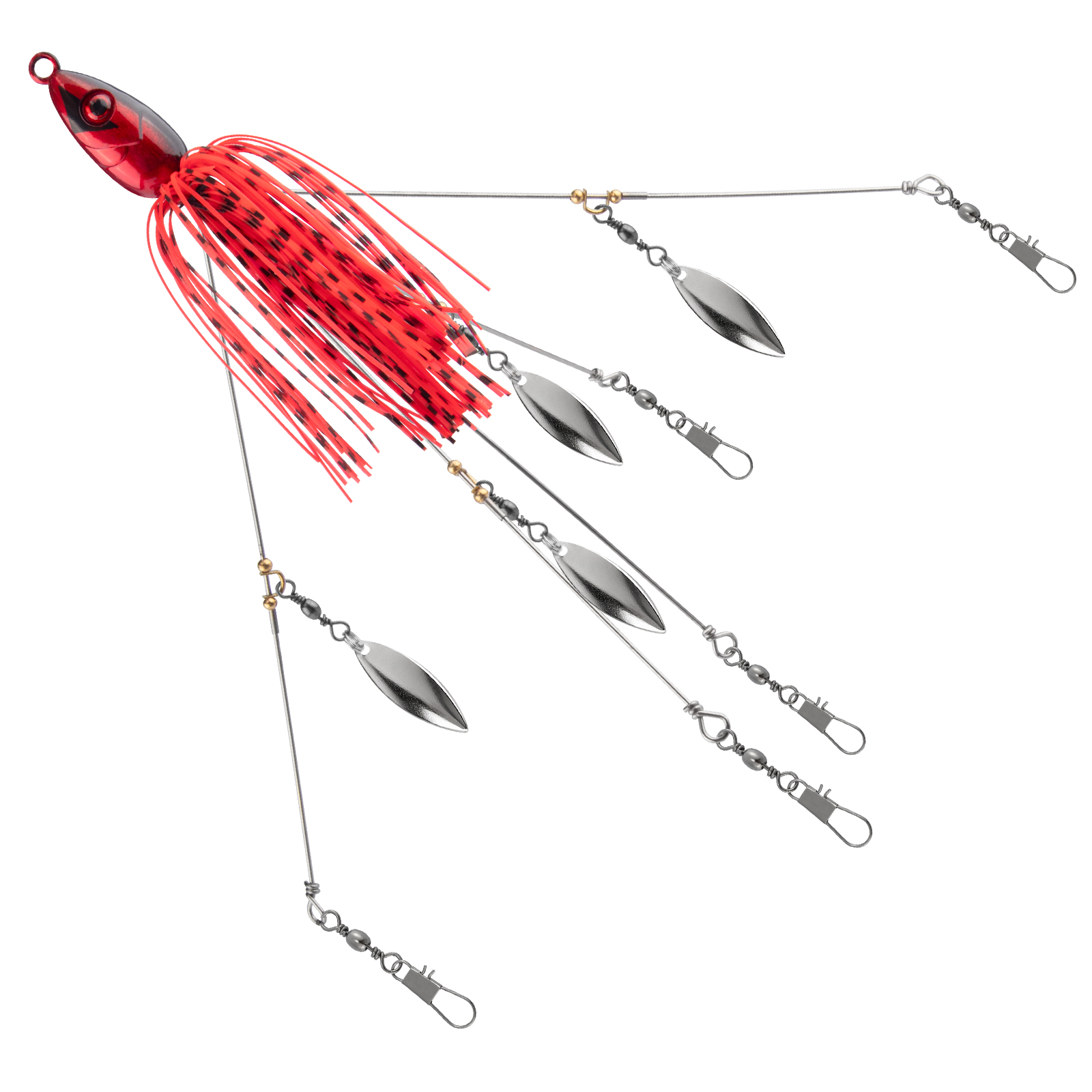 Fishing Lure Blade Bait - 16.5g 20g ชุดริก Alabama Umbrella พร้อมสปินเนอร์