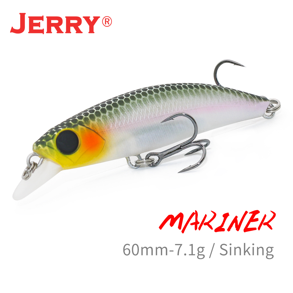 Fishing Lure Jerkbait - Jerry Mariner Crank Wobblers ดําน้ําลึกเหยื่อตกปลา 6cm