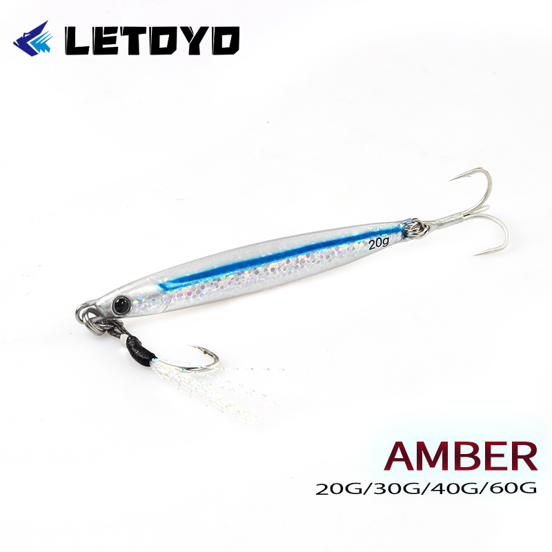 Fishing Lure Spoon - LETOYO เหยื่อปลอมโลหะ ขนาด 20-60 กรัม แบบช้อน