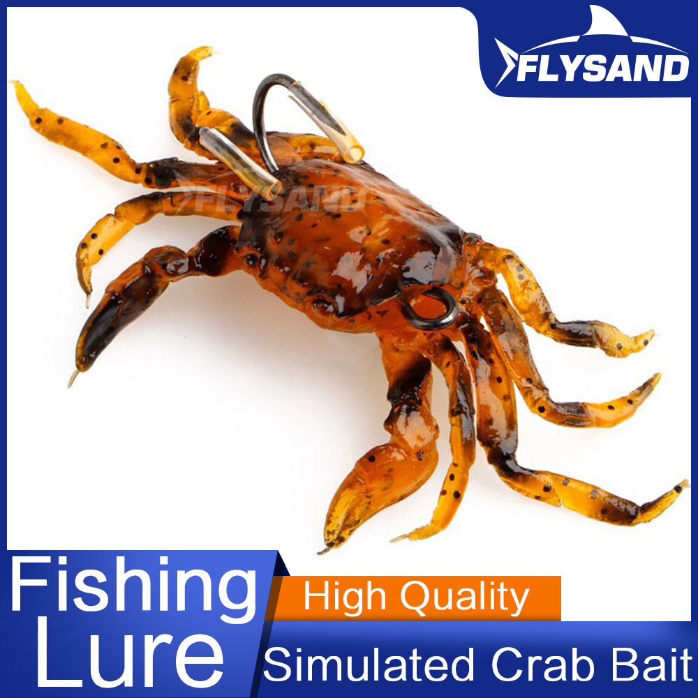 FLYSAND Bionic Crab ซิลิโคนเหย - Fishing Lure Soft Plastic บทวิจารณ์และราคา
