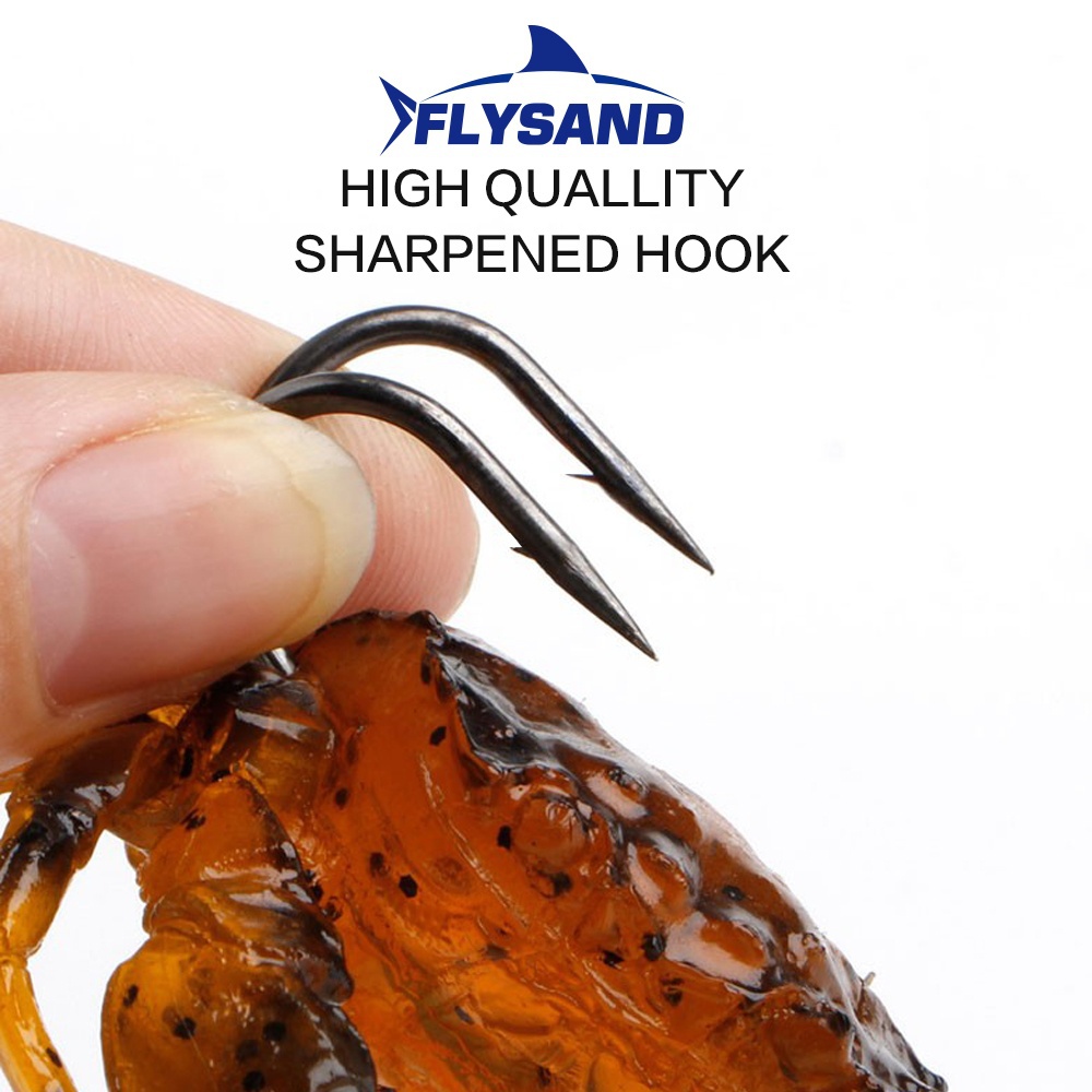 FLYSAND Bionic Crab ซิลิโคนเหย - Fishing Lure Soft Plastic บทวิจารณ์และราคา