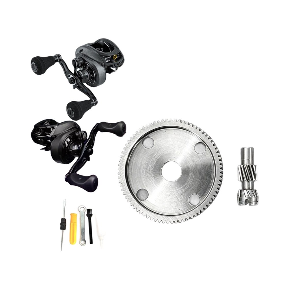 ชุดเฟืองหลัก 6.3 7.1 อัตราทดเก - Abu Garcia Reel Revo บทวิจารณ์และราคา