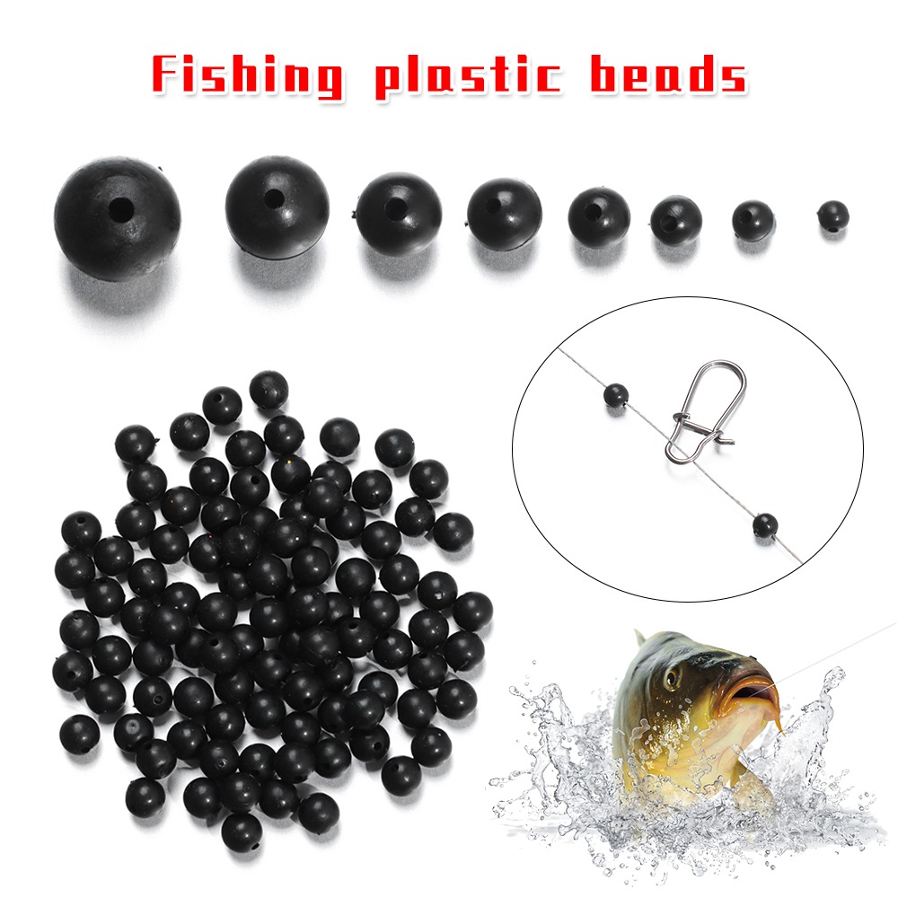 100ชิ้น/ล็อตลูกปัดตกปลาพื้นที่ - Fishing Lure Accessories บทวิจารณ์และราคา