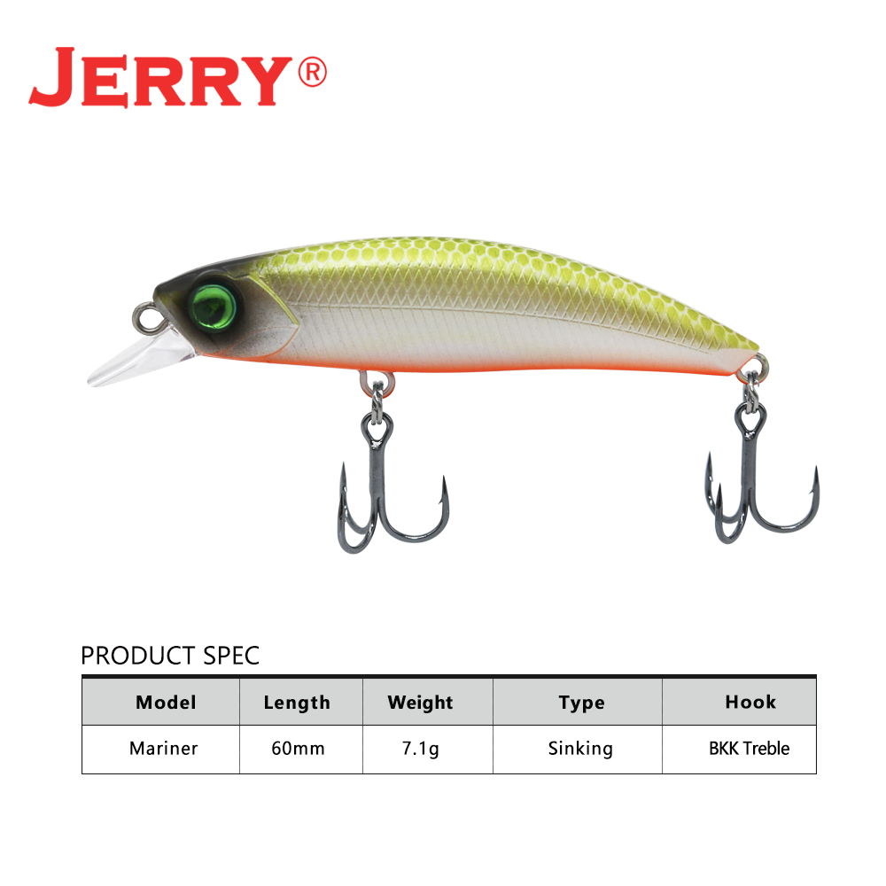 Jerry Mariner Crank Wobblers ด - Fishing Lure Jerkbait บทวิจารณ์และราคา