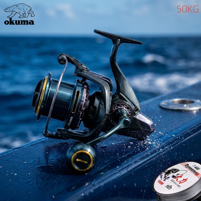 รอกสปินนิ่ง OKUMA ทำจากโลหะทั้ - Kastking Reel Zephyr บทวิจารณ์และราคา