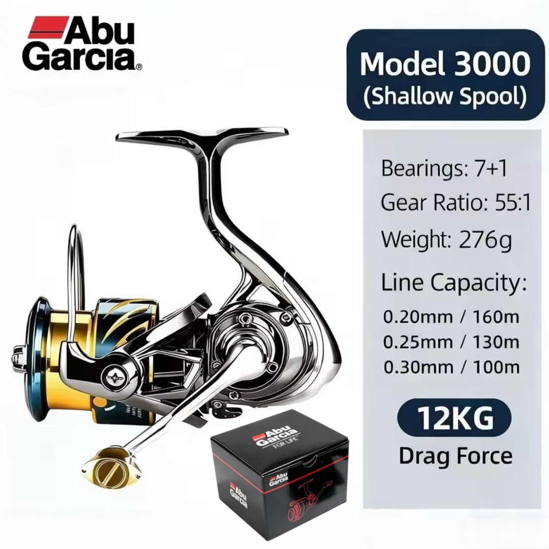 รอกตกปลา Abu Garcia ลูกปืนสแตน - Abu Garcia Reel Max บทวิจารณ์และราคา