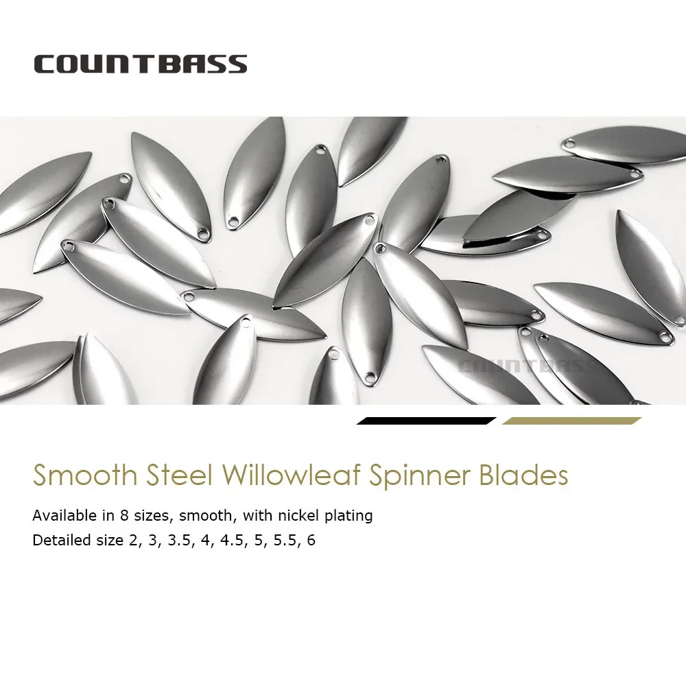 Countbass ใบพัดสปินเนอร์เหล็กน - Fishing Lure Blade Bait บทวิจารณ์และราคา